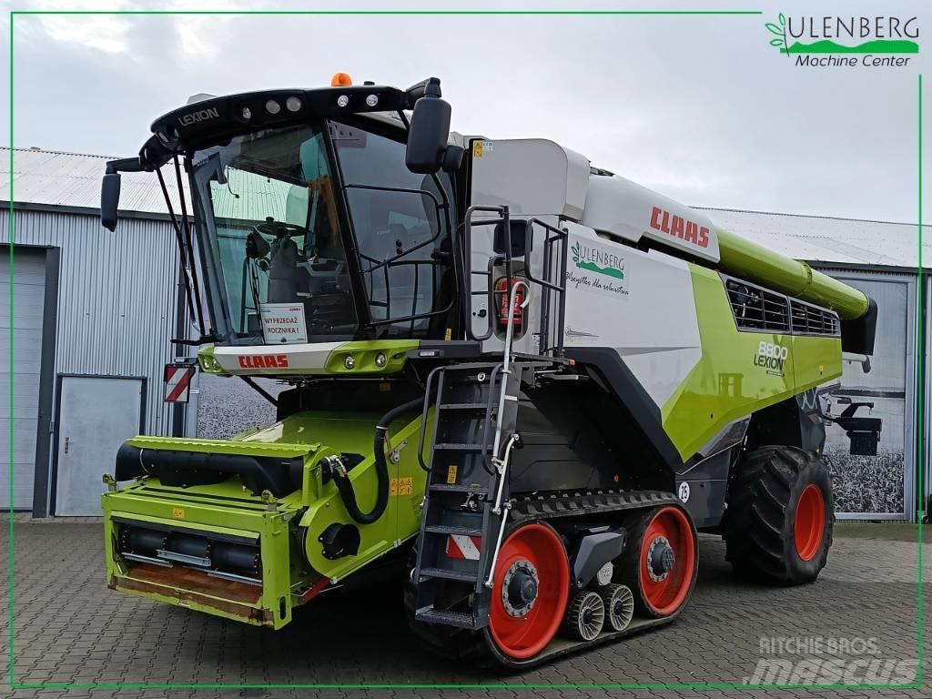 CLAAS Lexion 8800 TT Derliaus nuėmimo kombainai