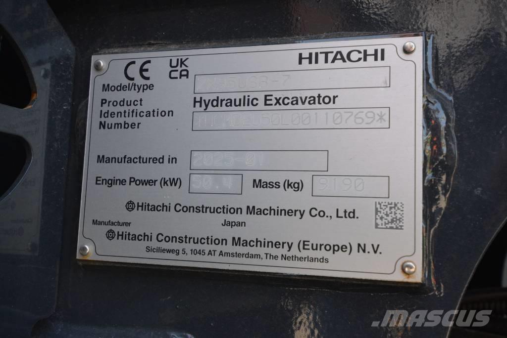 Hitachi ZX 95 USB-7 Vidutinės galios ekskavatoriai 7-12 t