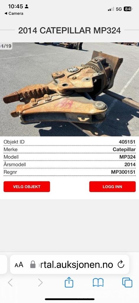 CAT MP324 Rėžtuvai