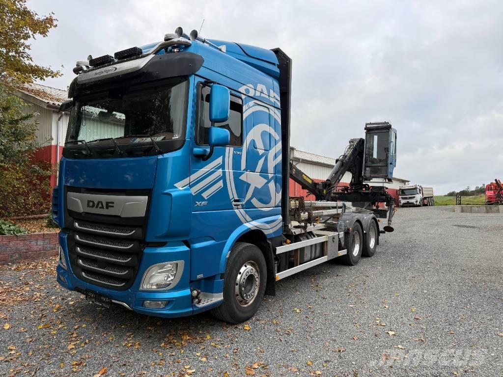 DAF XF 530 6x4 Miško mašinų transportavimo sunkvežimiai