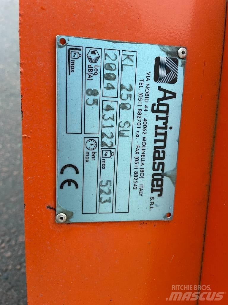 Agrimaster KL 250 SW Ganyklų šienapjovės / rėžtuvės