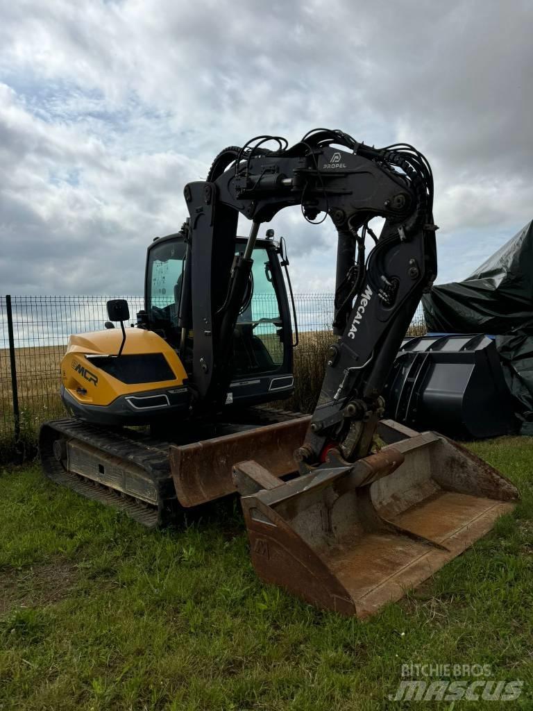 Mecalac 8 M CR Vidutinės galios ekskavatoriai 7-12 t