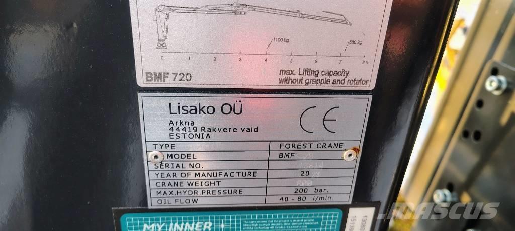 BMF BMF 720 11T1 PRO Miškovežių priekabos