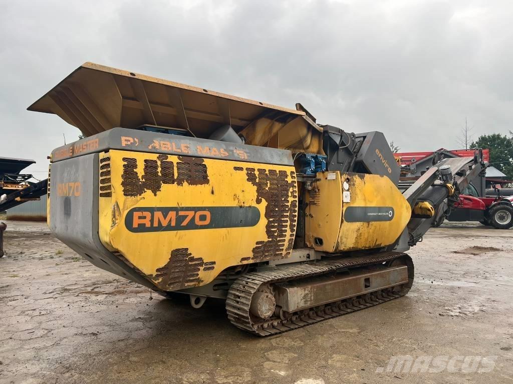 Rubble Master RM 70 Mobilūs smulkintuvai