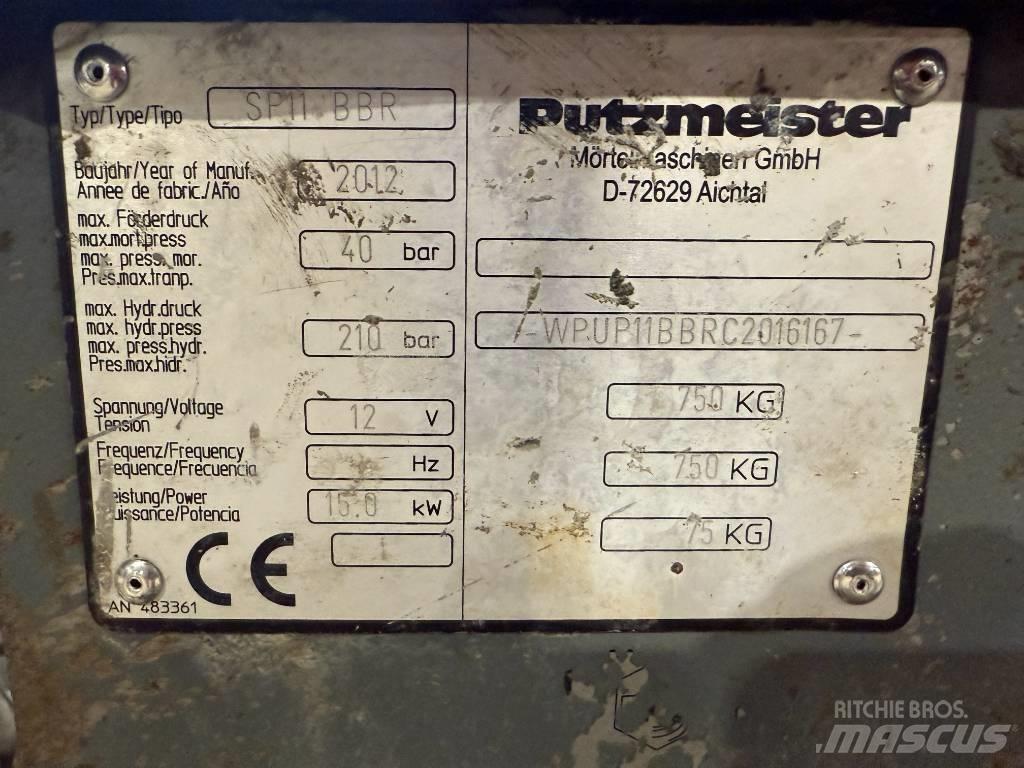 Putzmeister SP 11 Betono/Cemento maišytuvai
