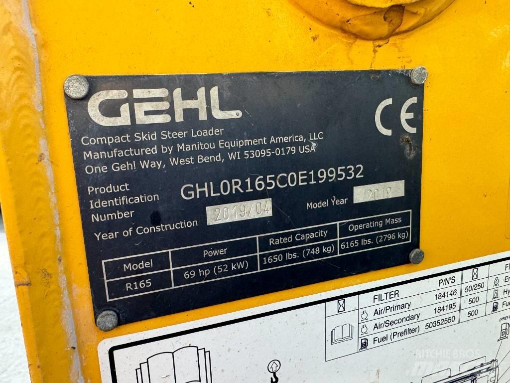 Gehl R 165 Krautuvai su šoniniu pasukimu