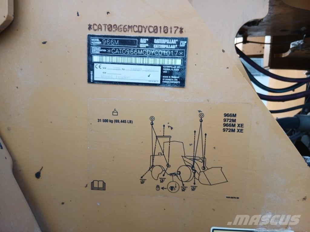 CAT 966 M Naudoti ratiniai krautuvai