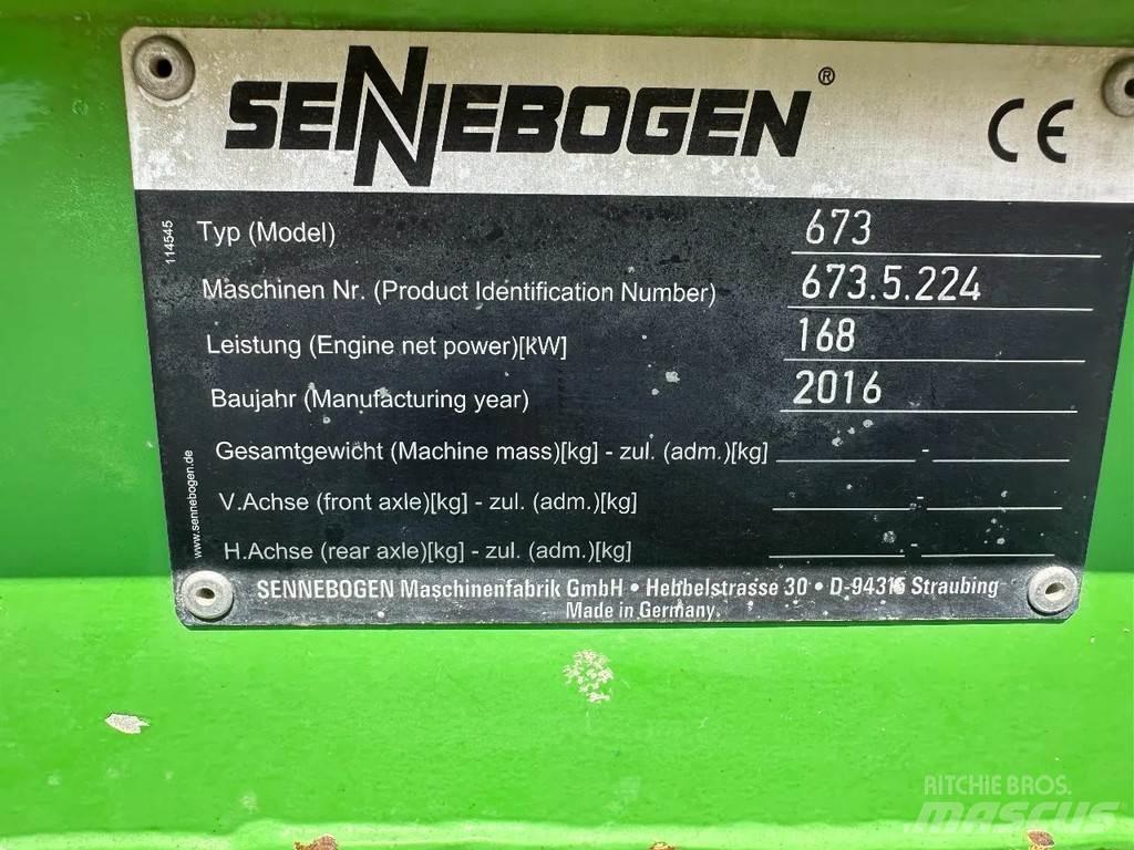Sennebogen 673R Vikšriniai kranai
