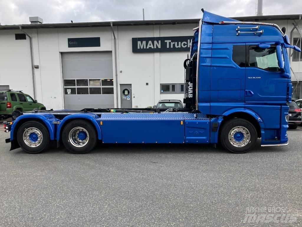 MAN TGX 26.510 Sunkvežimiai su keliamuoju kabliu
