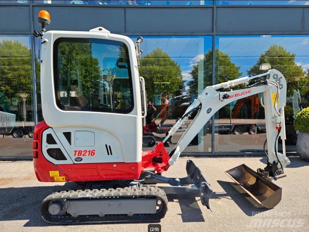 Takeuchi TB 216 Mini ekskavatoriai < 7 t