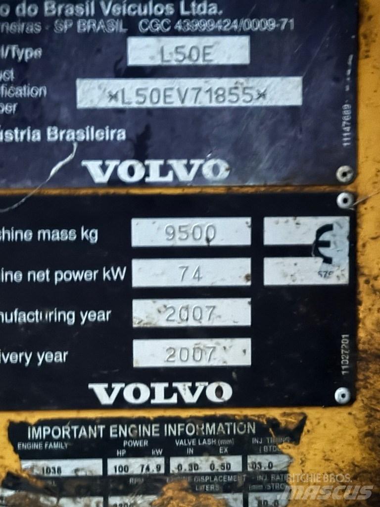 Volvo L50 E Naudoti ratiniai krautuvai