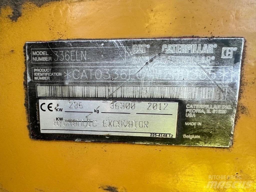 CAT 336 ELN Vikšriniai ekskavatoriai
