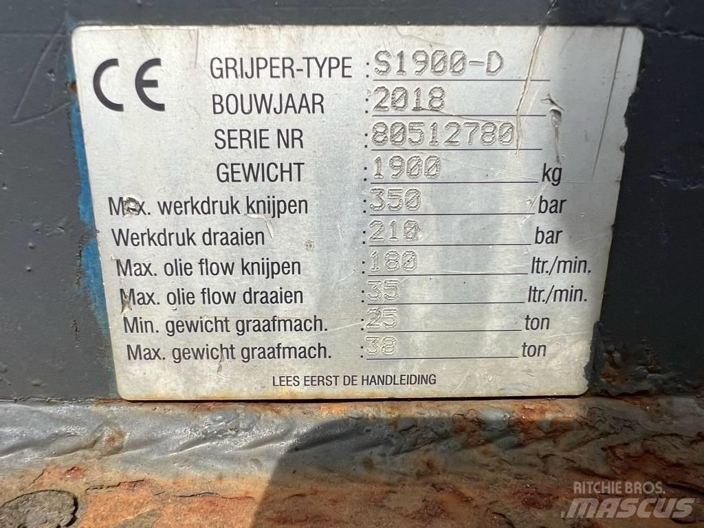 Dehaco S1900-D Griebtuvai