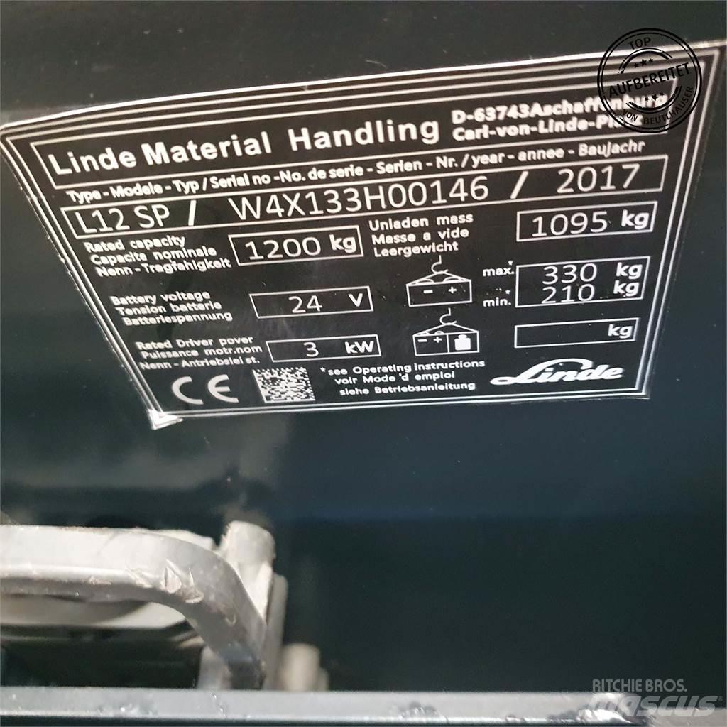Linde L12SP Rankiniai vėžimėliai