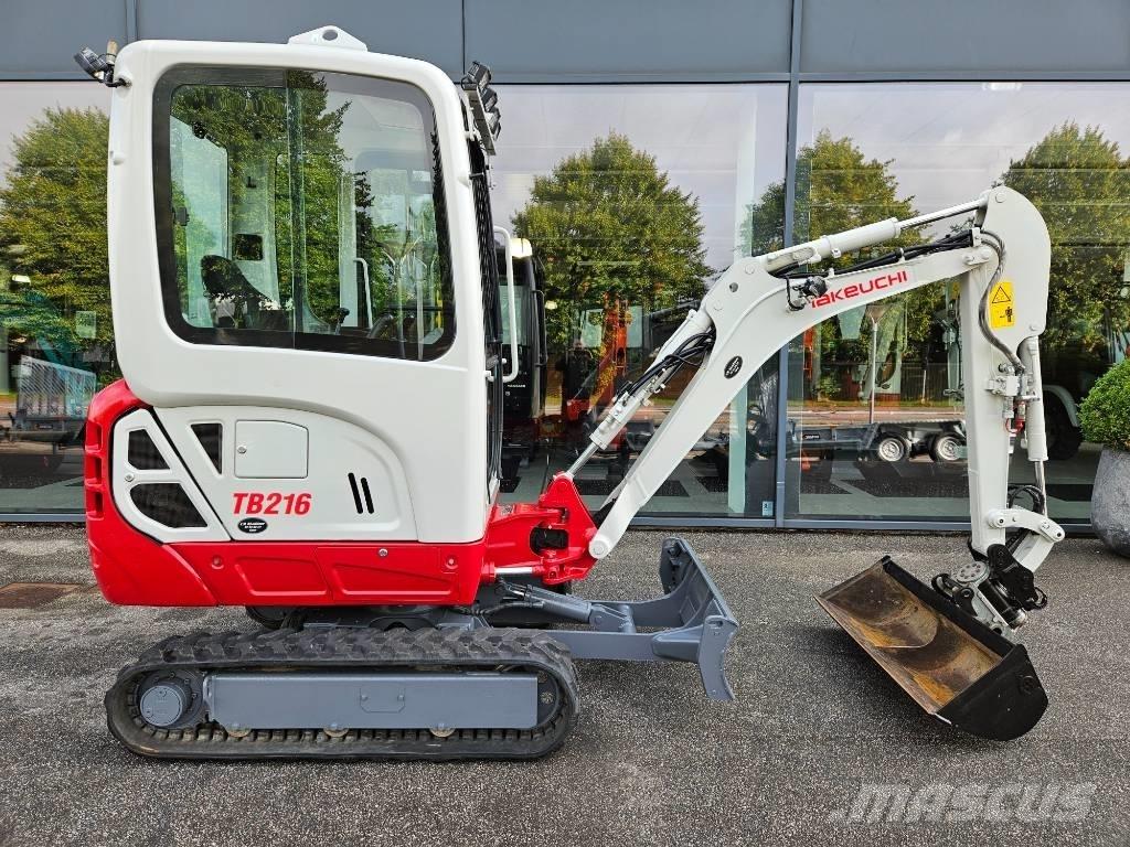 Takeuchi TB 216 Mini ekskavatoriai < 7 t