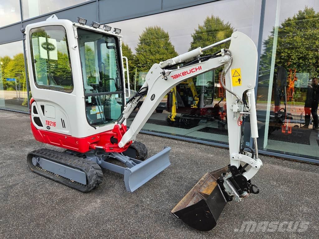 Takeuchi TB 216 Mini ekskavatoriai < 7 t