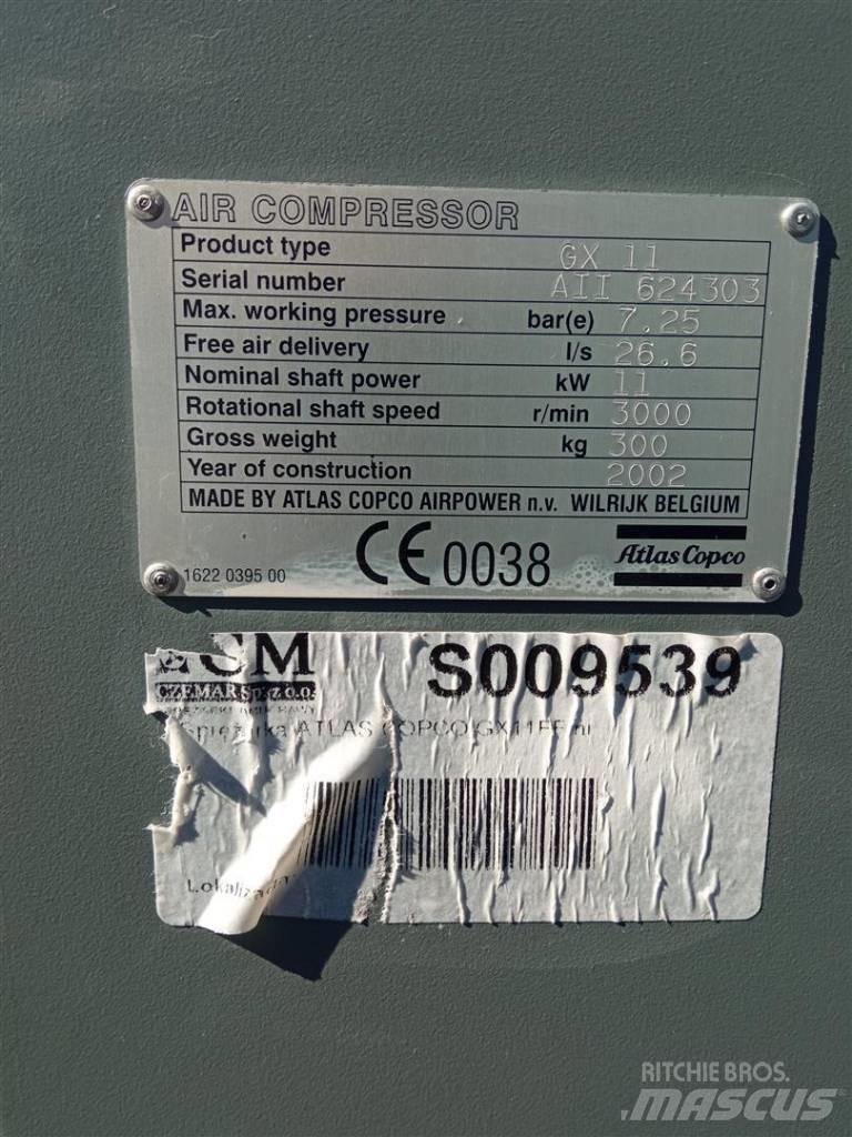 Atlas Copco GX11FF Kompresoriai