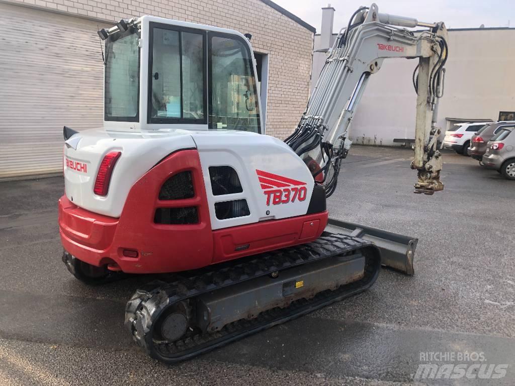 Takeuchi TB 370 Vidutinės galios ekskavatoriai 7-12 t