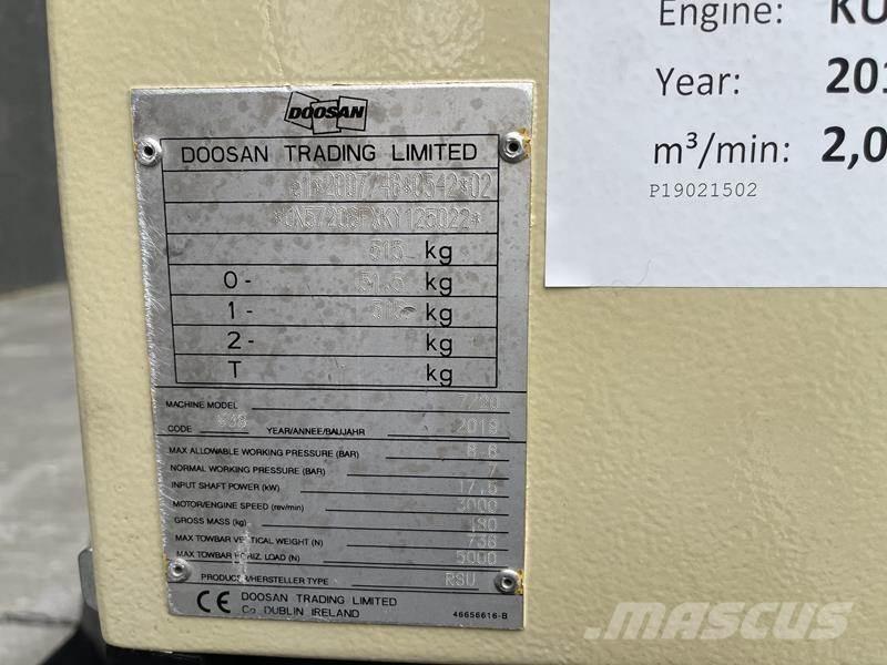 Doosan 7 / 20 Kompresoriai