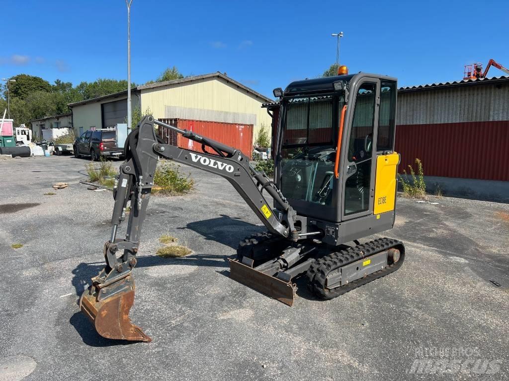 Volvo EC 18 E Mini ekskavatoriai < 7 t