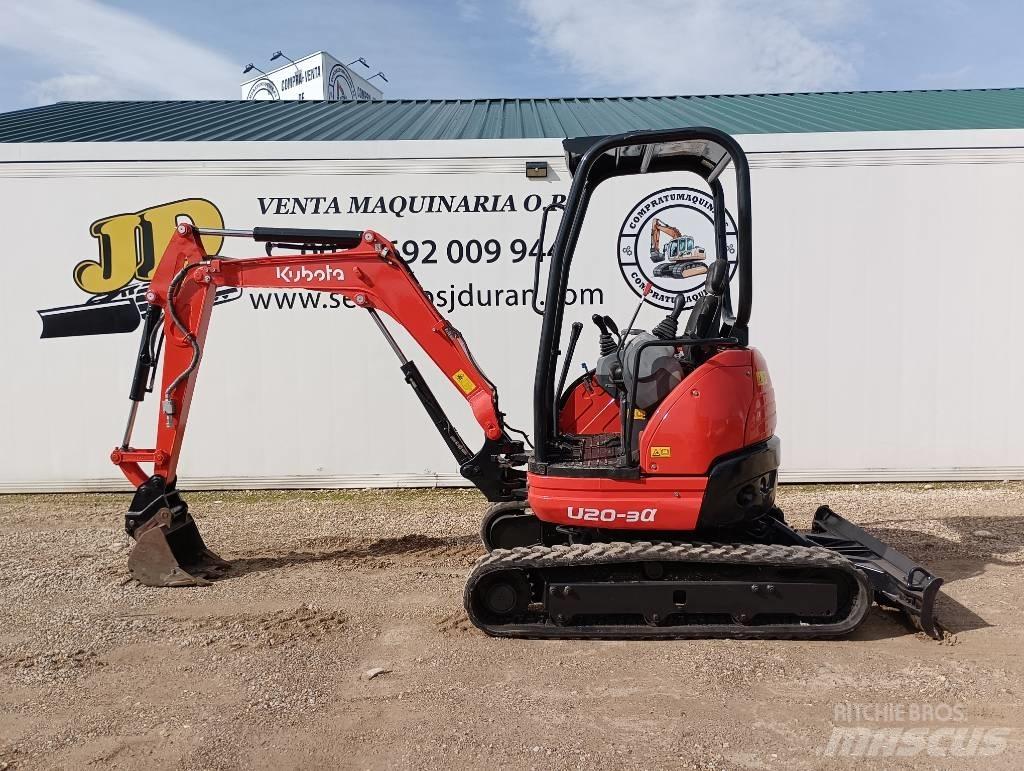 Kubota U 20-3a Mini ekskavatoriai < 7 t