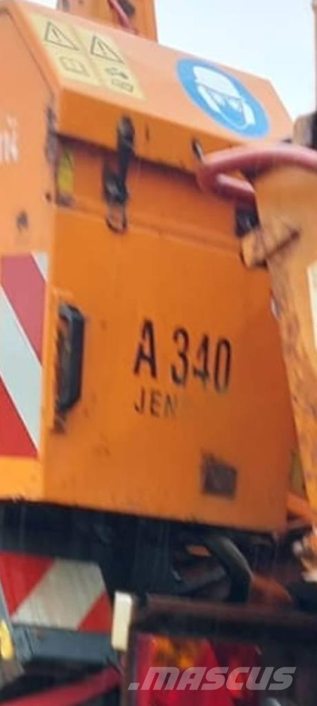Jensen A340 Medienos smulkintuvai