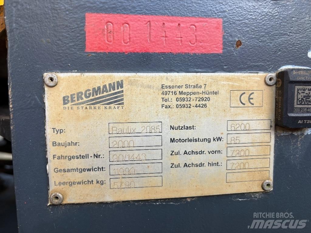 Bergmann Baufix 2085 Karjeriniai savivarčiai