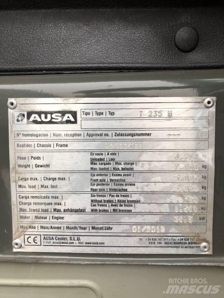 Ausa T 235 H Teleskopiniai krautuvai