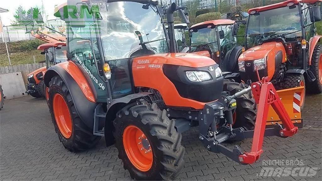 Kubota m4073 cab Traktoriai