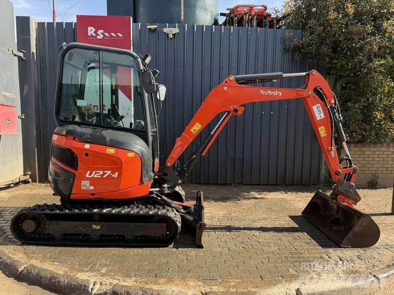 Kubota U 27-4 Mini ekskavatoriai < 7 t