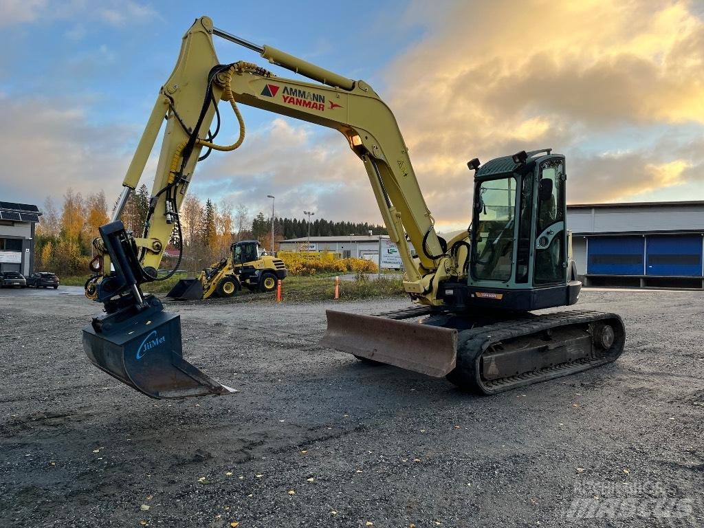 Yanmar SV 100 Vidutinės galios ekskavatoriai 7-12 t