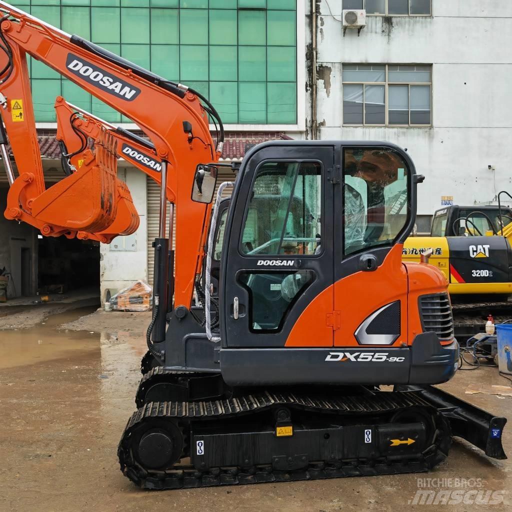 Doosan DX55 Mini ekskavatoriai < 7 t