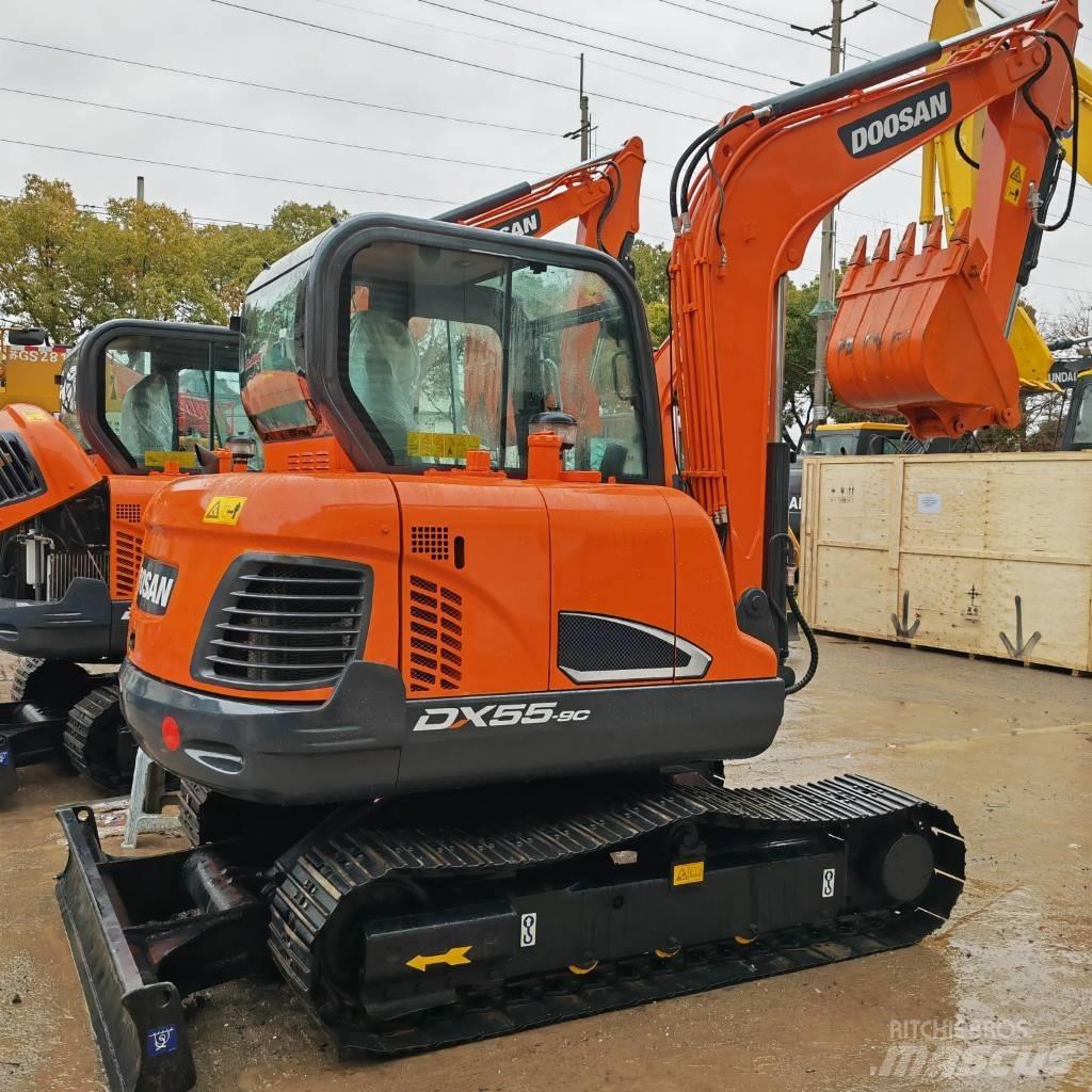 Doosan DX55 Mini ekskavatoriai < 7 t