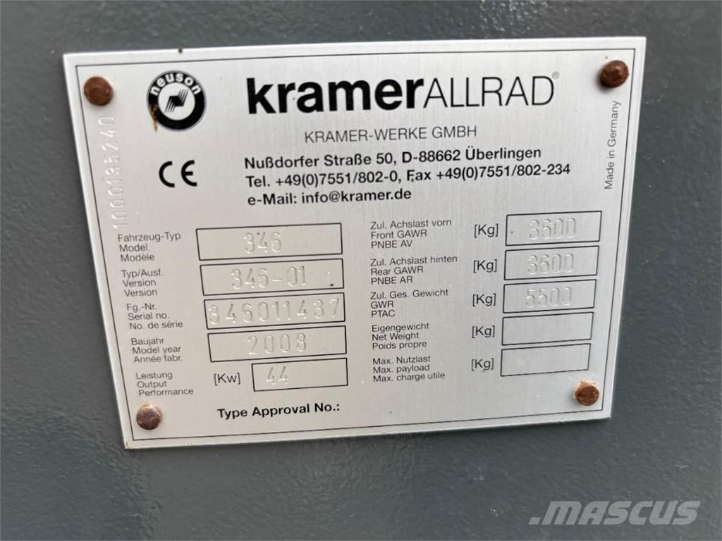 Kramer 750 Naudoti ratiniai krautuvai