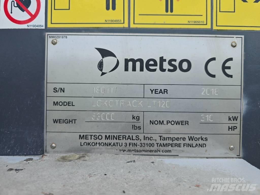 Metso LT 120 Mobilūs smulkintuvai