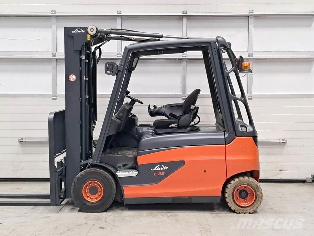 Linde E25L-01 Elektriniai šakiniai krautuvai