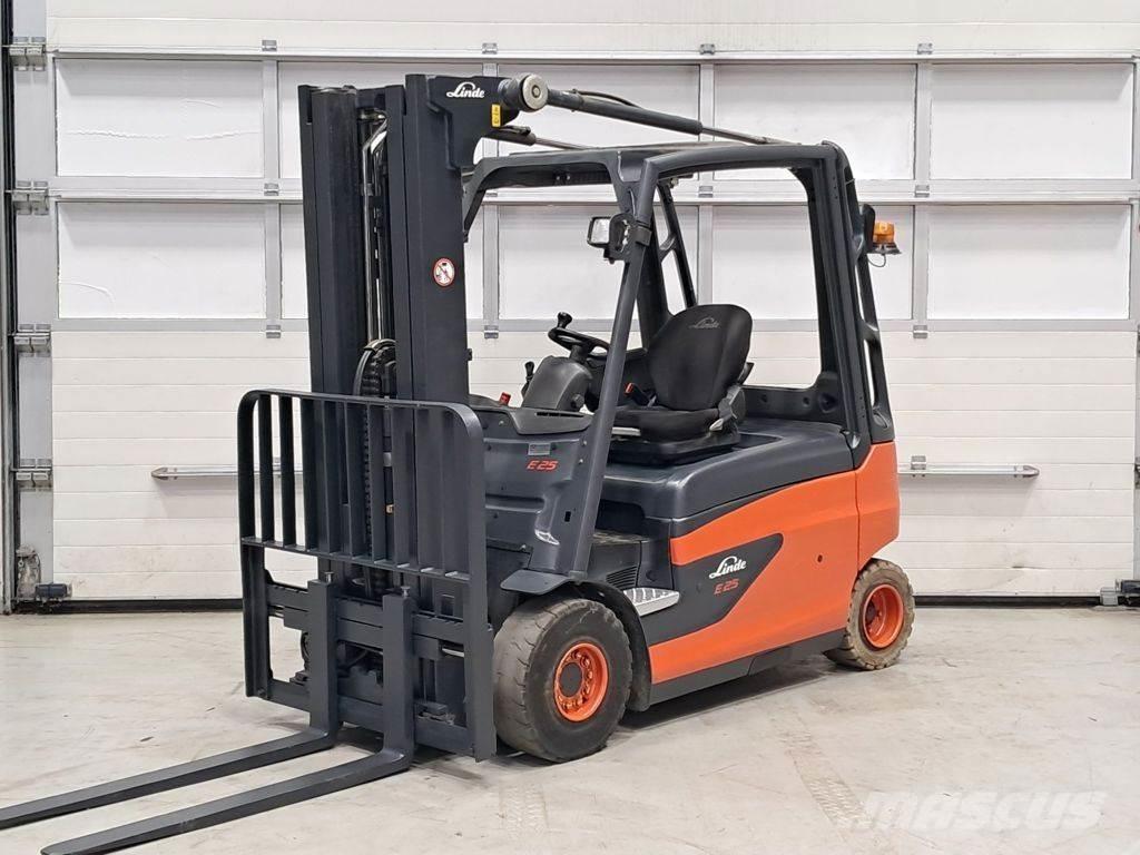 Linde E25L-01 Elektriniai šakiniai krautuvai