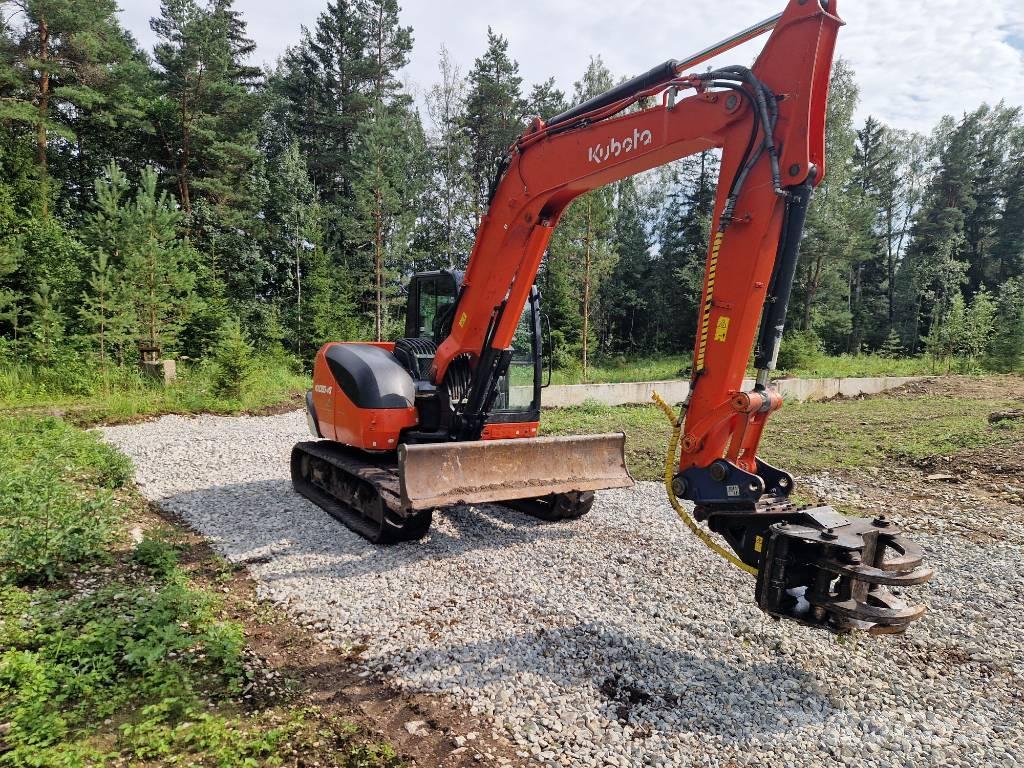 Kubota KX 080-4 Vidutinės galios ekskavatoriai 7-12 t