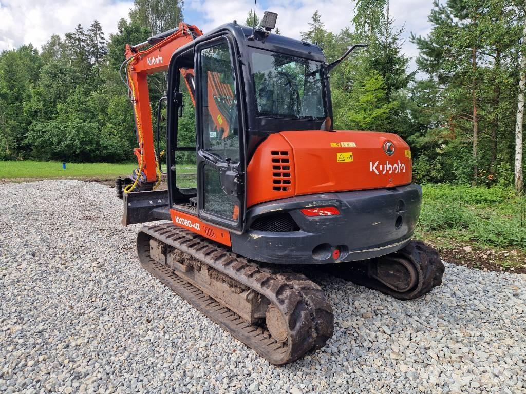Kubota KX 080-4 Vidutinės galios ekskavatoriai 7-12 t