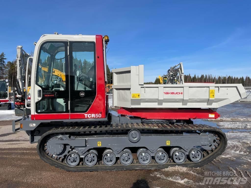 Takeuchi TCR 50 Vikšrinė savivartė technika