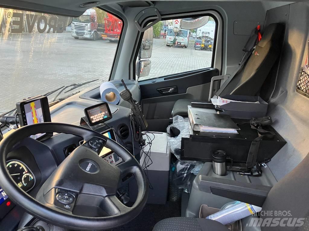 Grove GMK 5250 XL Neapdoroto reljefo kranai