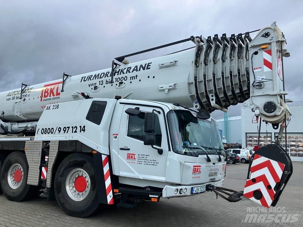Grove GMK 5250 XL Neapdoroto reljefo kranai