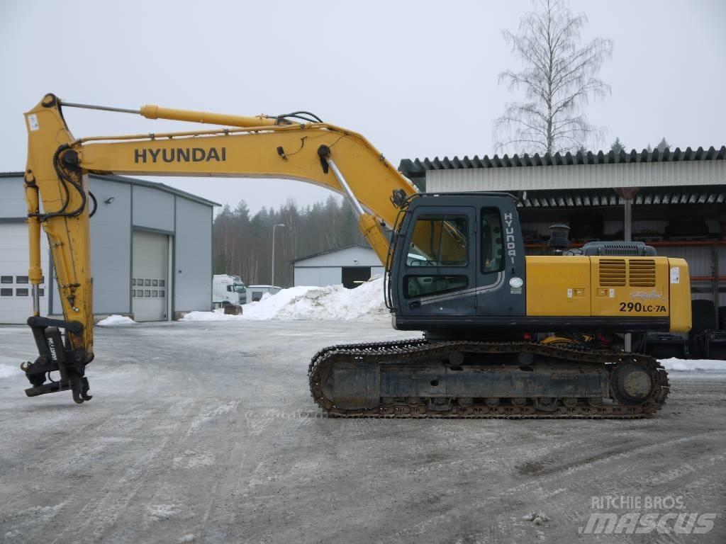 Hyundai R 290 LC-7A Vikšriniai ekskavatoriai