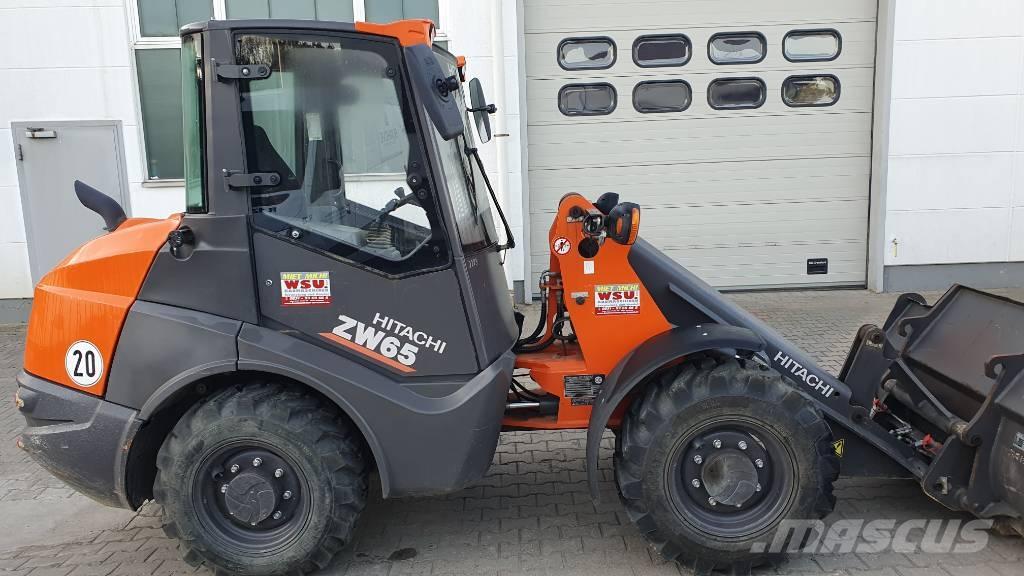 Hitachi ZW65-6c Naudoti ratiniai krautuvai