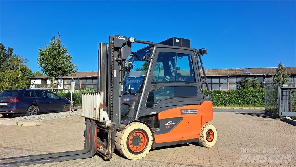 Linde E50HL Elektriniai šakiniai krautuvai