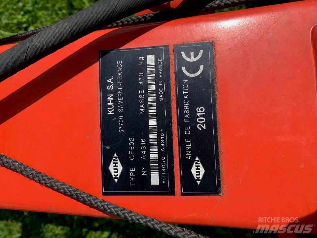 Kuhn GF 502 Šieno grėbliai ir vartytuvai
