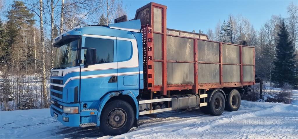 Scania 124 460 Automobiliniai kranai