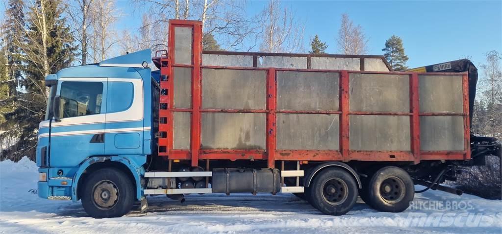 Scania 124 460 Automobiliniai kranai