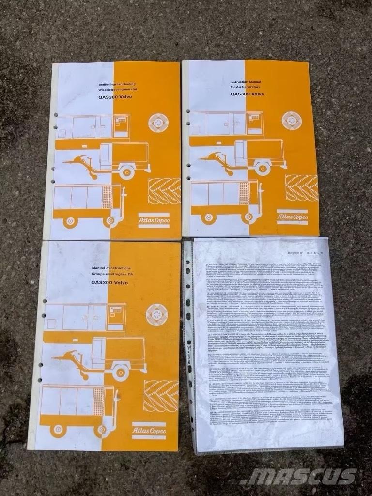 Atlas Copco QAS 300 Dyzeliniai generatoriai