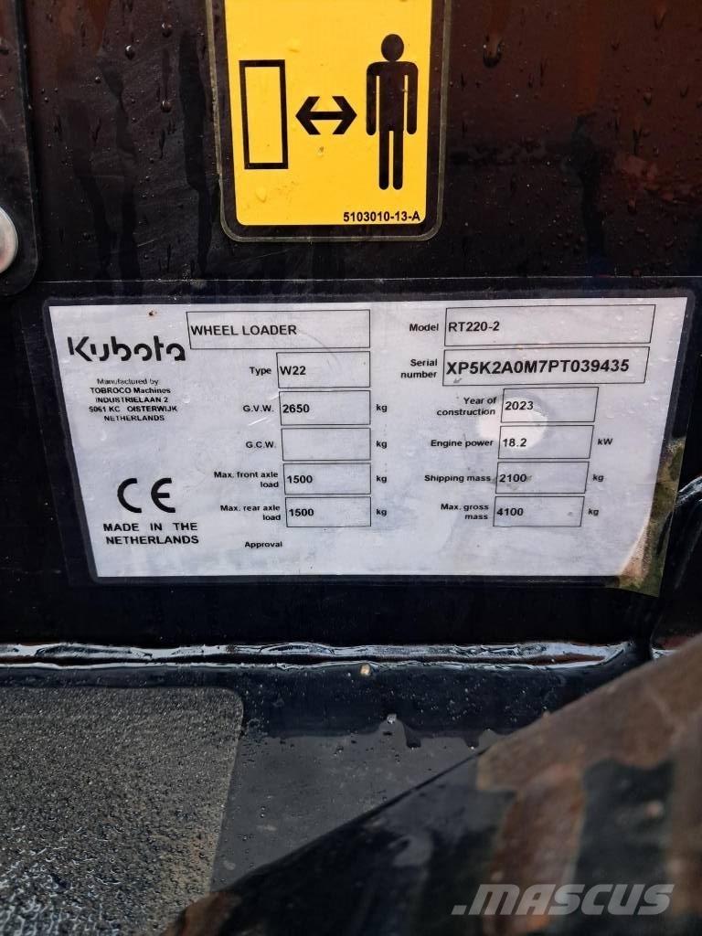 Kubota RT 220-2e Mini krautuvai